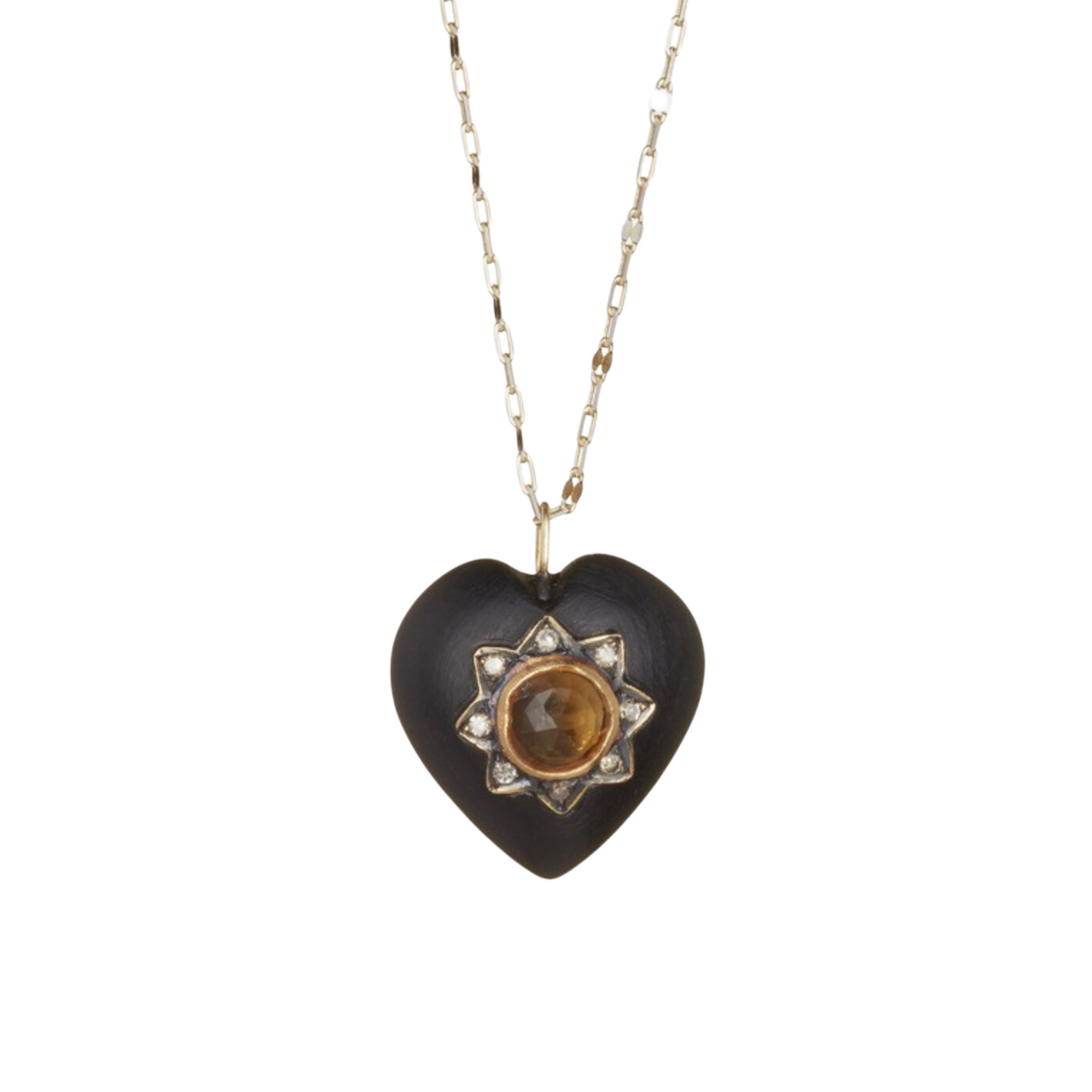 Black Heart Necklace