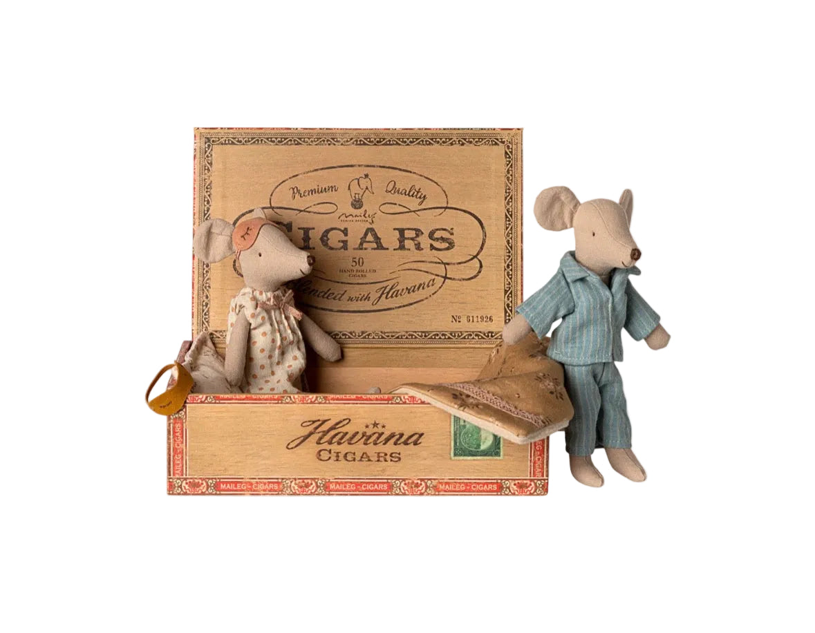 Mom and Dad in a cigar box