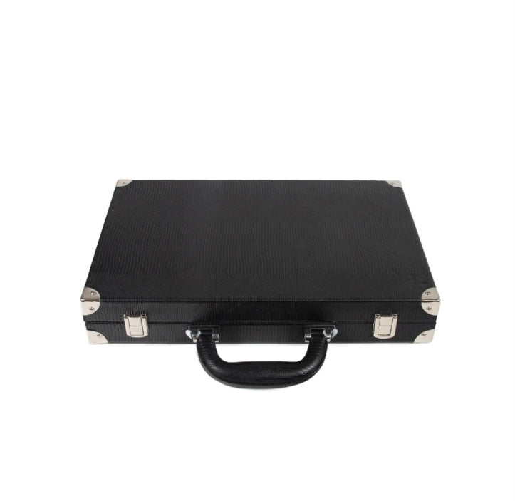 BLACK BACKGAMMON SET