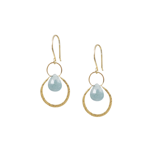 Ophelia Earring- Aquamarine