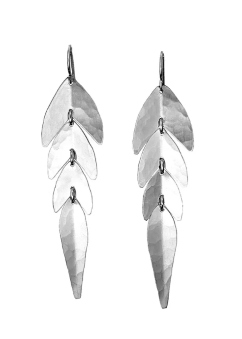 Mini Cascading Leaf Earrings