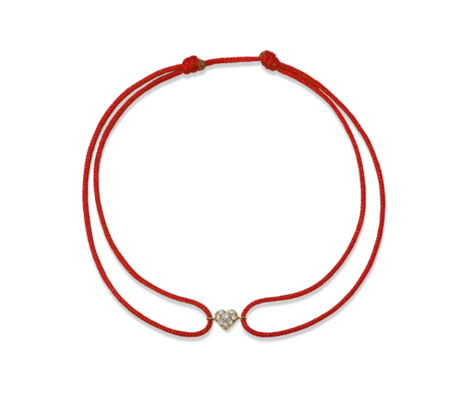 Amie Mini Pave Heart Bracelet