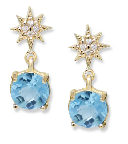 Aztec North Star Drop Earrings