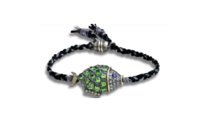 Tsavorite Fish Bracelet