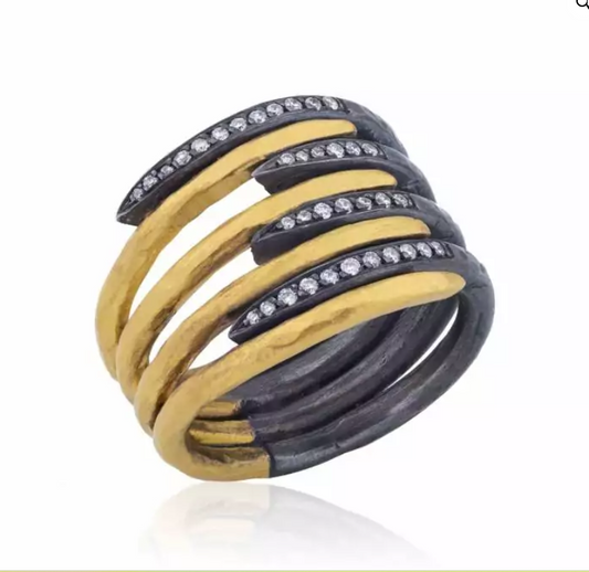 Lika Behar Zebra Ring