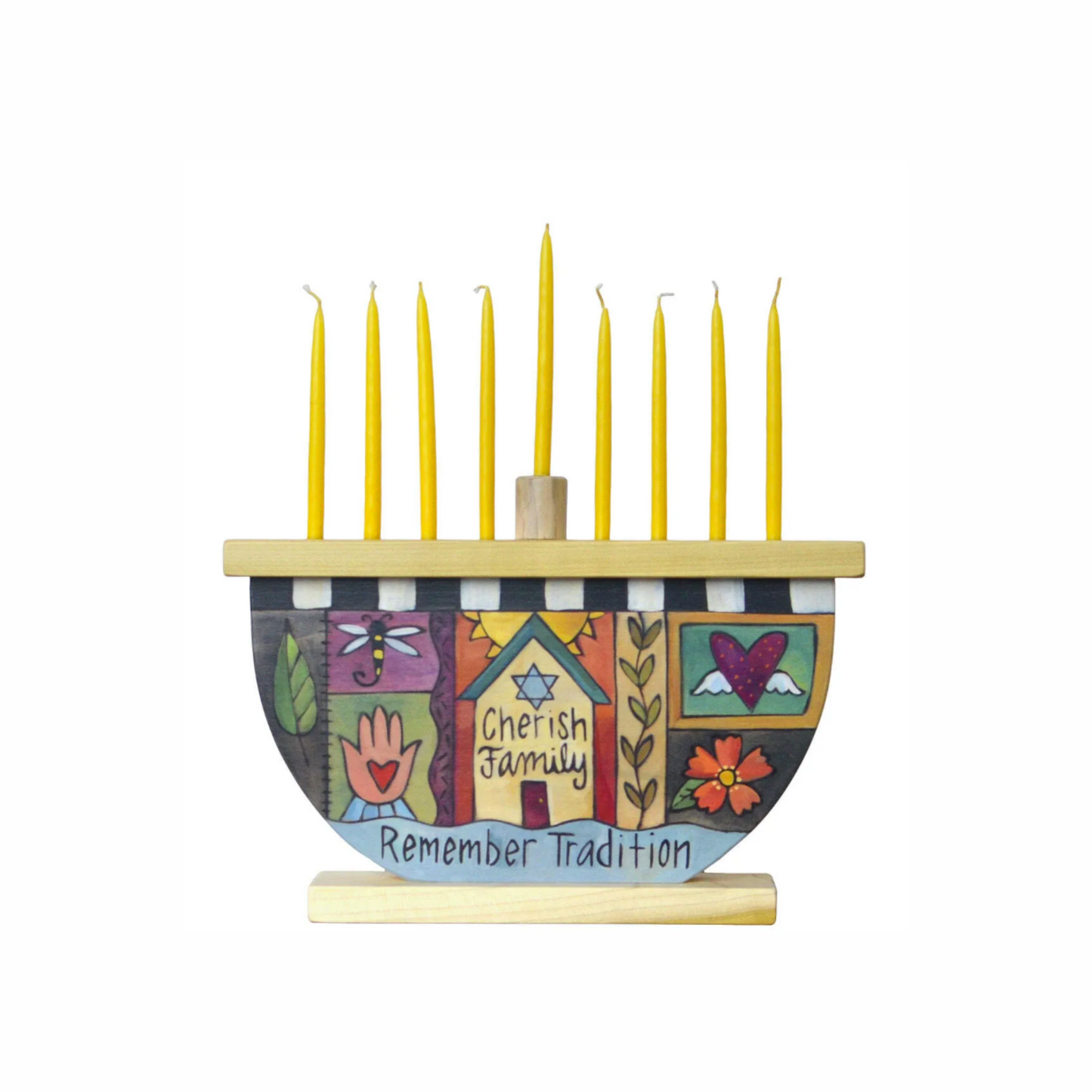 "Keep Traditions"  Menorah