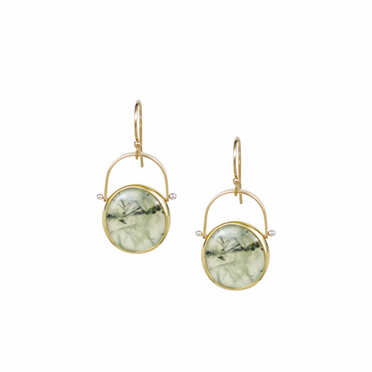 Dipsea Earring- Prehnite
