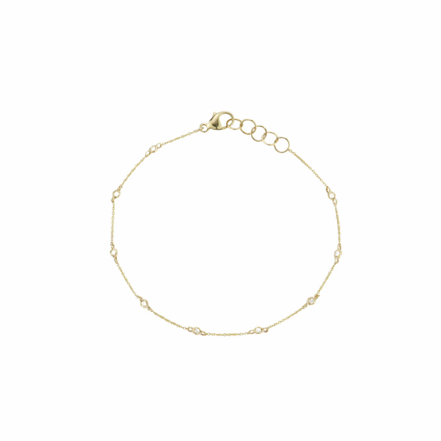 Lulu Jack Single Bezel Bracelet