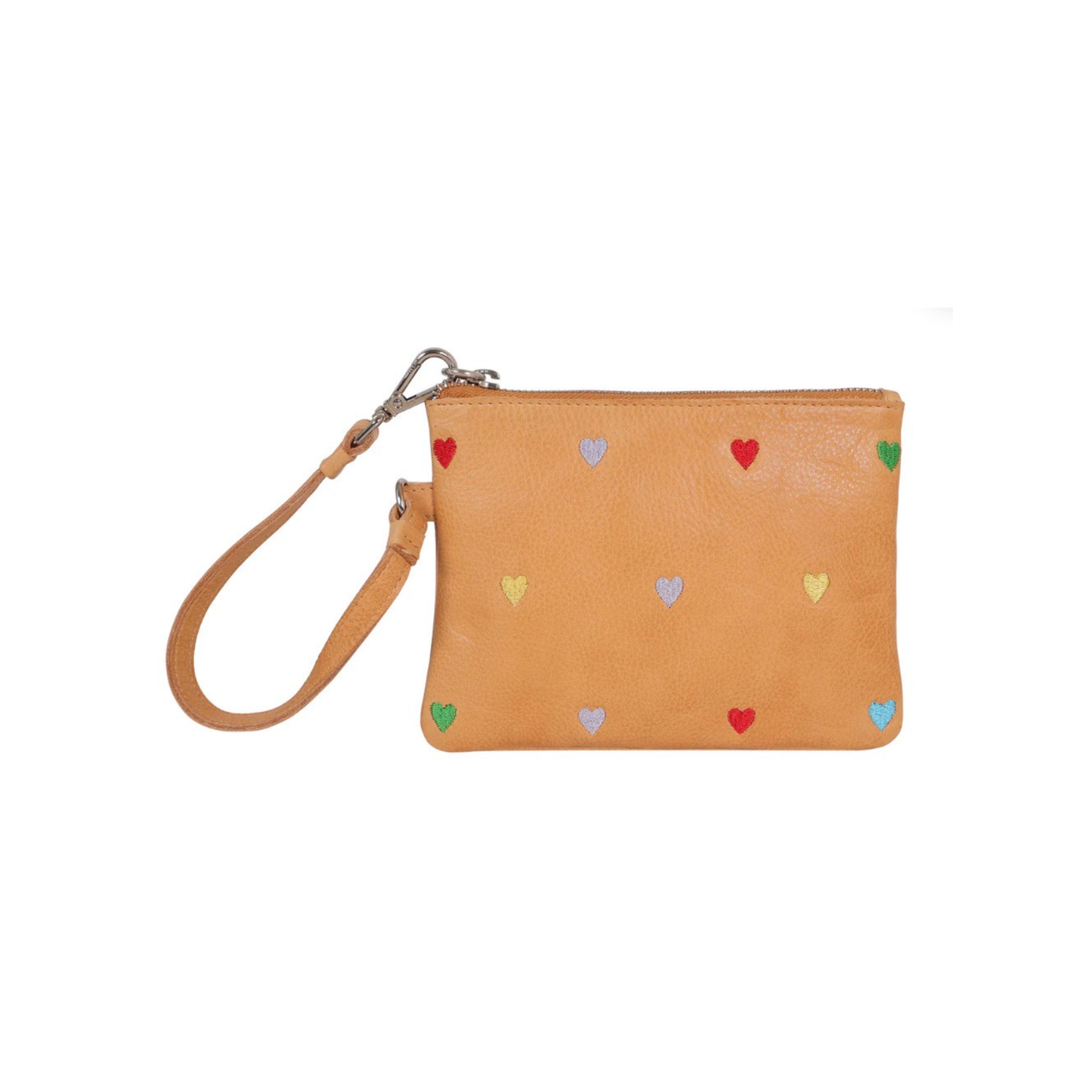Latico Heart Pouch (Brown)