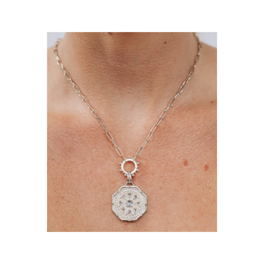 Anzie Aztec Mayan Deco Medallion