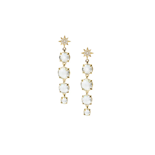 Anzie Aztec North Star Large Drop Earrings
