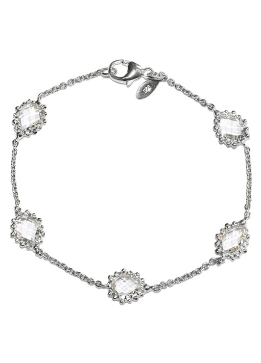 Anzie Dew Drop Silver & Topaz Bracelet