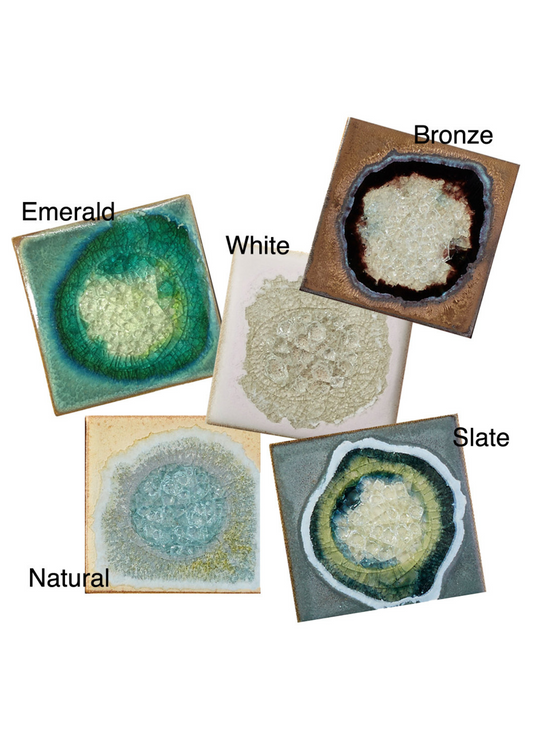 Ceramic & Glass Geode Coasters (more options)