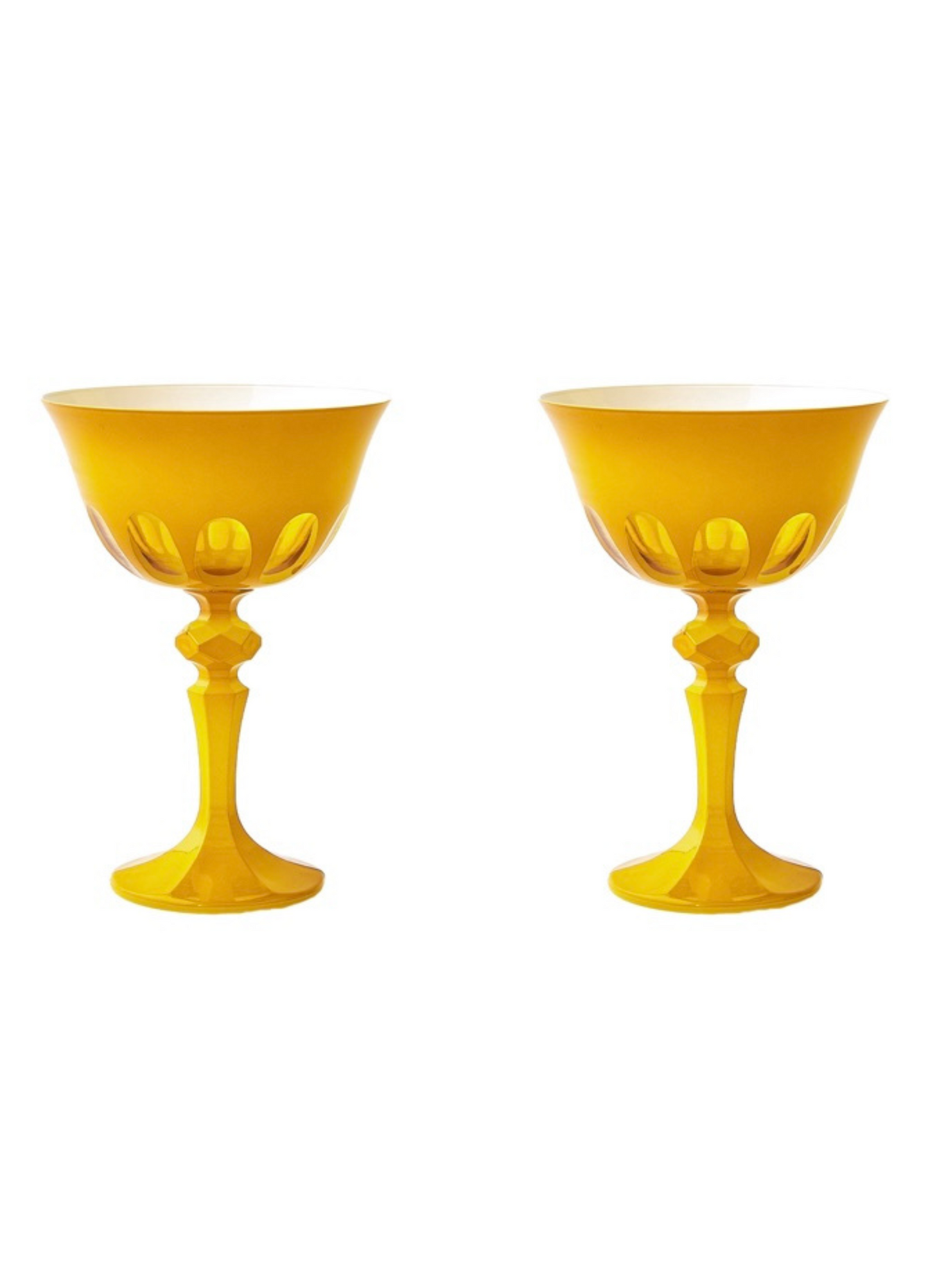 Colorful Glassware Coupe