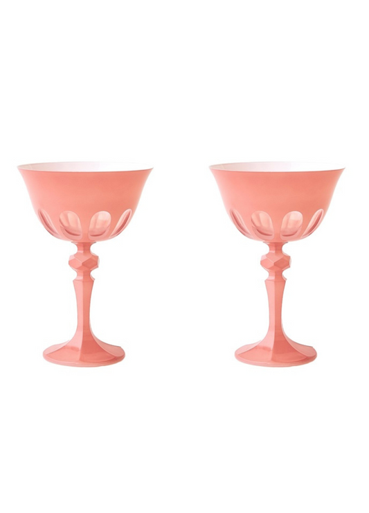 Colorful Glassware Coupe