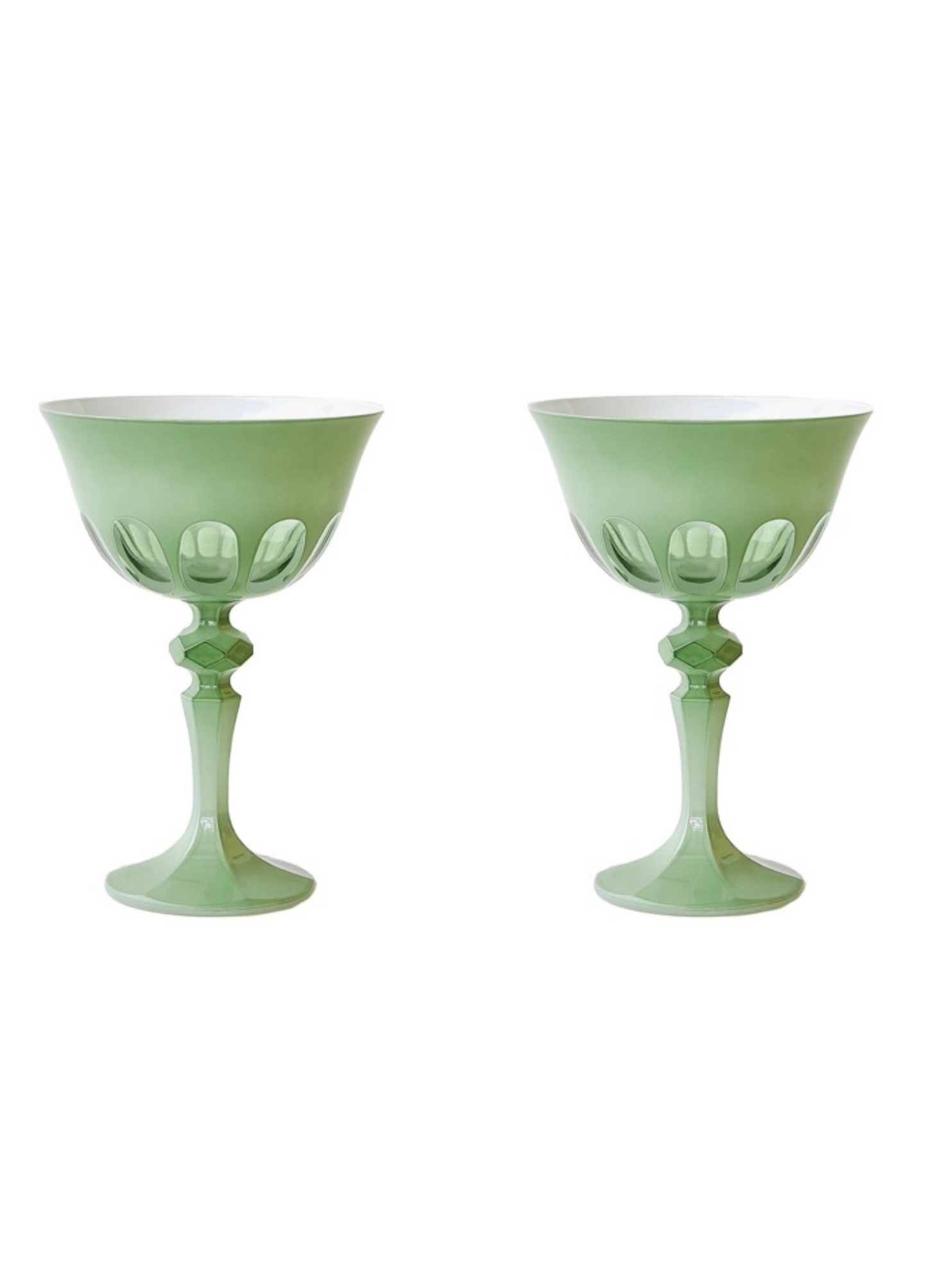 Colorful Glassware Coupe