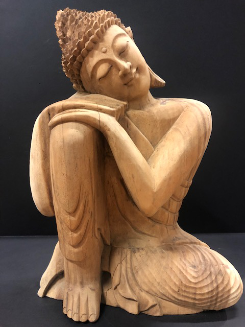 Teak Resting Buddha