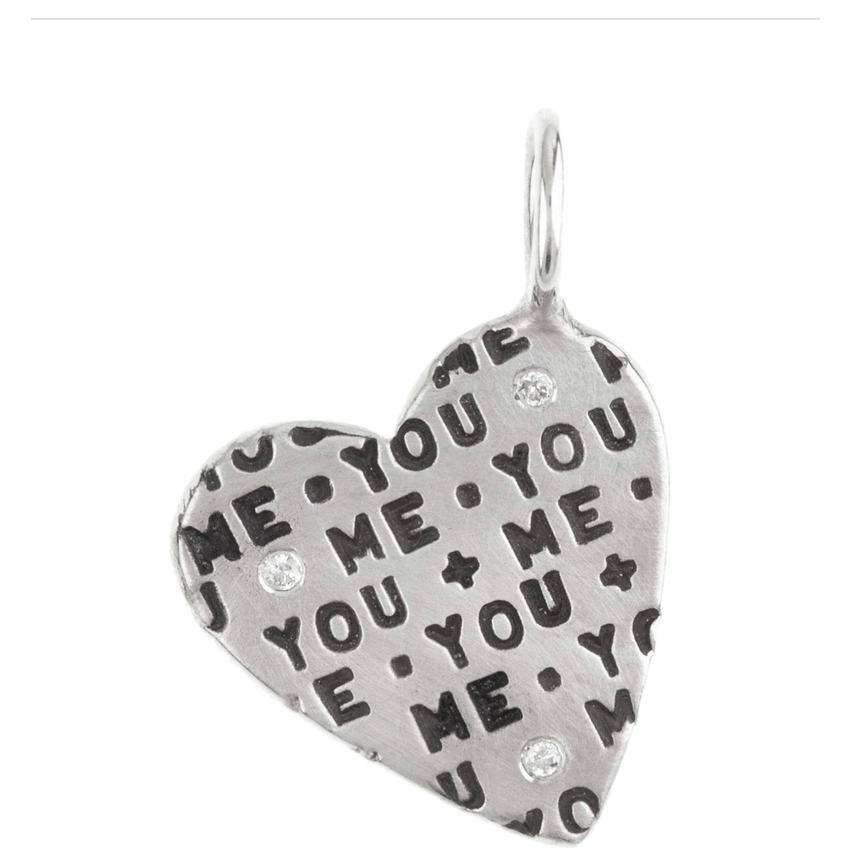 Heather Moore You + Me Heart Charm