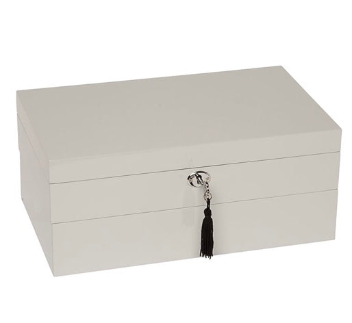 Stackable Jewelry Boxes in Silver