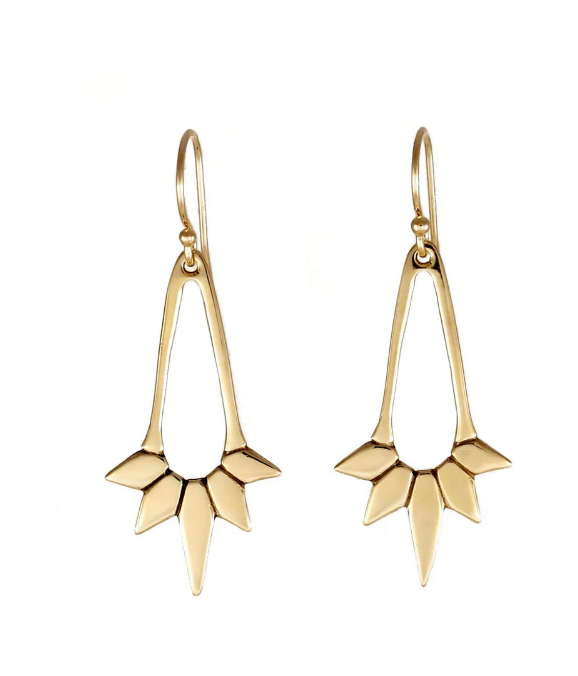 Elongated Starburst Earrings