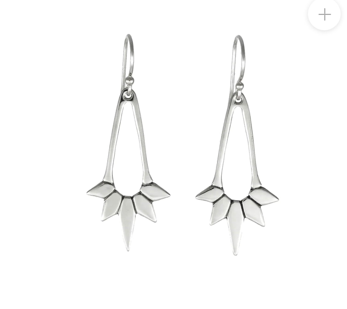 Elongated Starburst Earrings