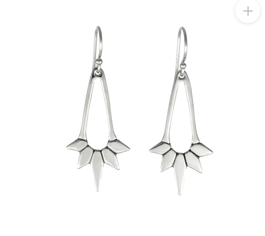 Elongated Starburst Earrings