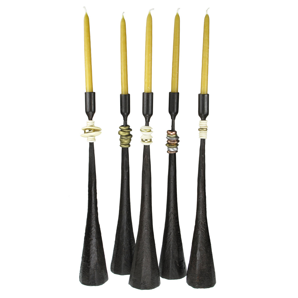 Iron & Bone Candlesticks