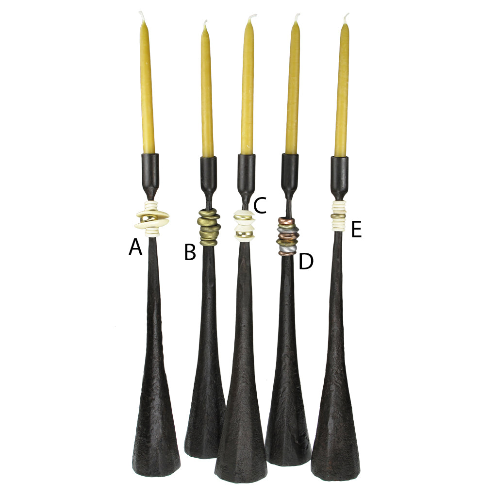 Iron & Bone Candlesticks