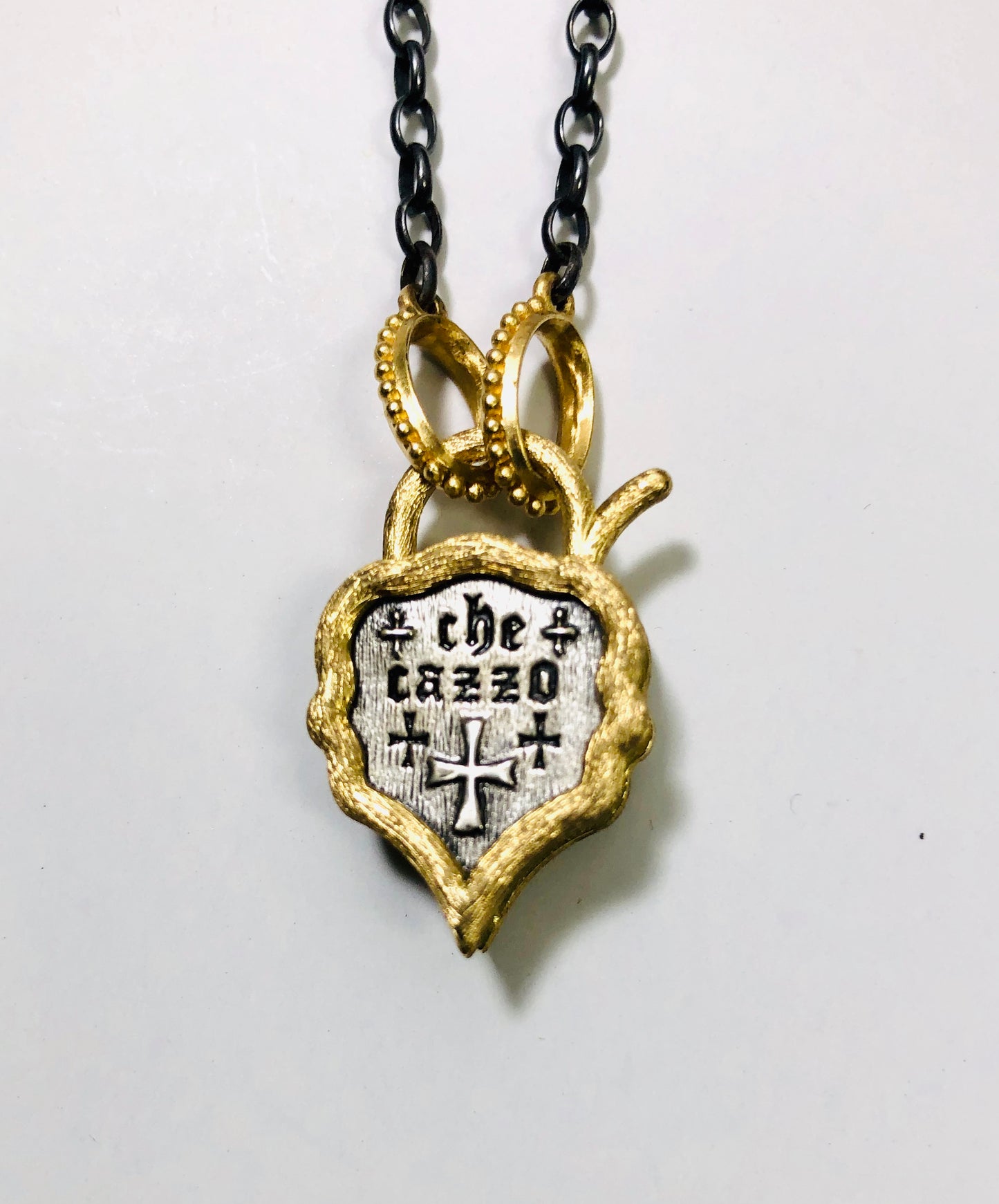 Skull with Diamond Pendant