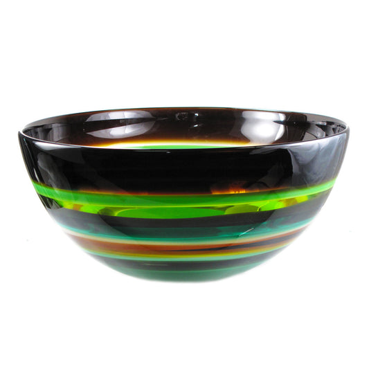 Caleb Siemon Banded Bowl, Caleb Siemon Banded Bowl sedoni gallery, caleb siemon glass, caleb simon sedoni gallery, caleb simon glass banded jade