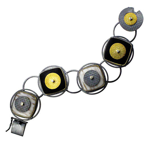 one of a kind bracelet, sedoni gallery, handmade jewelry, american made jewelry, 22k gold bracelet, beth soloman jewelry