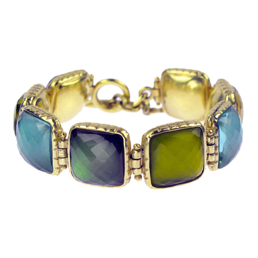 Steven Vaubel Reversable Bracelet at Sedoni Gallery in Huntington NY, steven vaubel bracelet, quartz bracelet, handcrafted jewelry, handcrafted bracelet, sedoni gallery