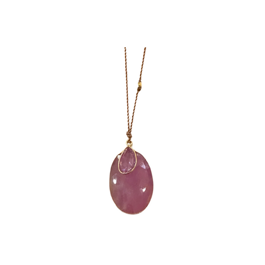 Margaret Solow Pink Sapphire Necklace