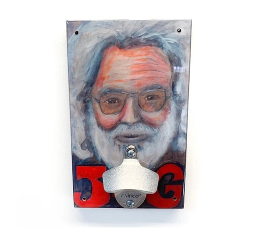 Wall Mounted Bottle Opener - Jerry Garcia