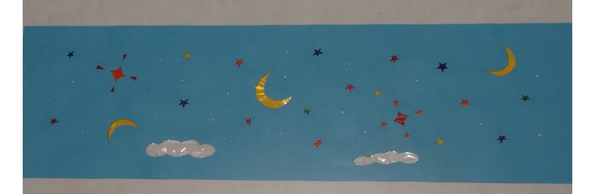 Woogie Lamp- Children's Spinning Lamp-Moon and Stars