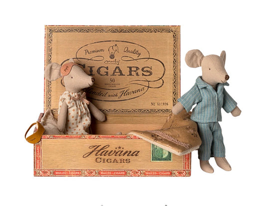 Mom and Dad in a cigar box