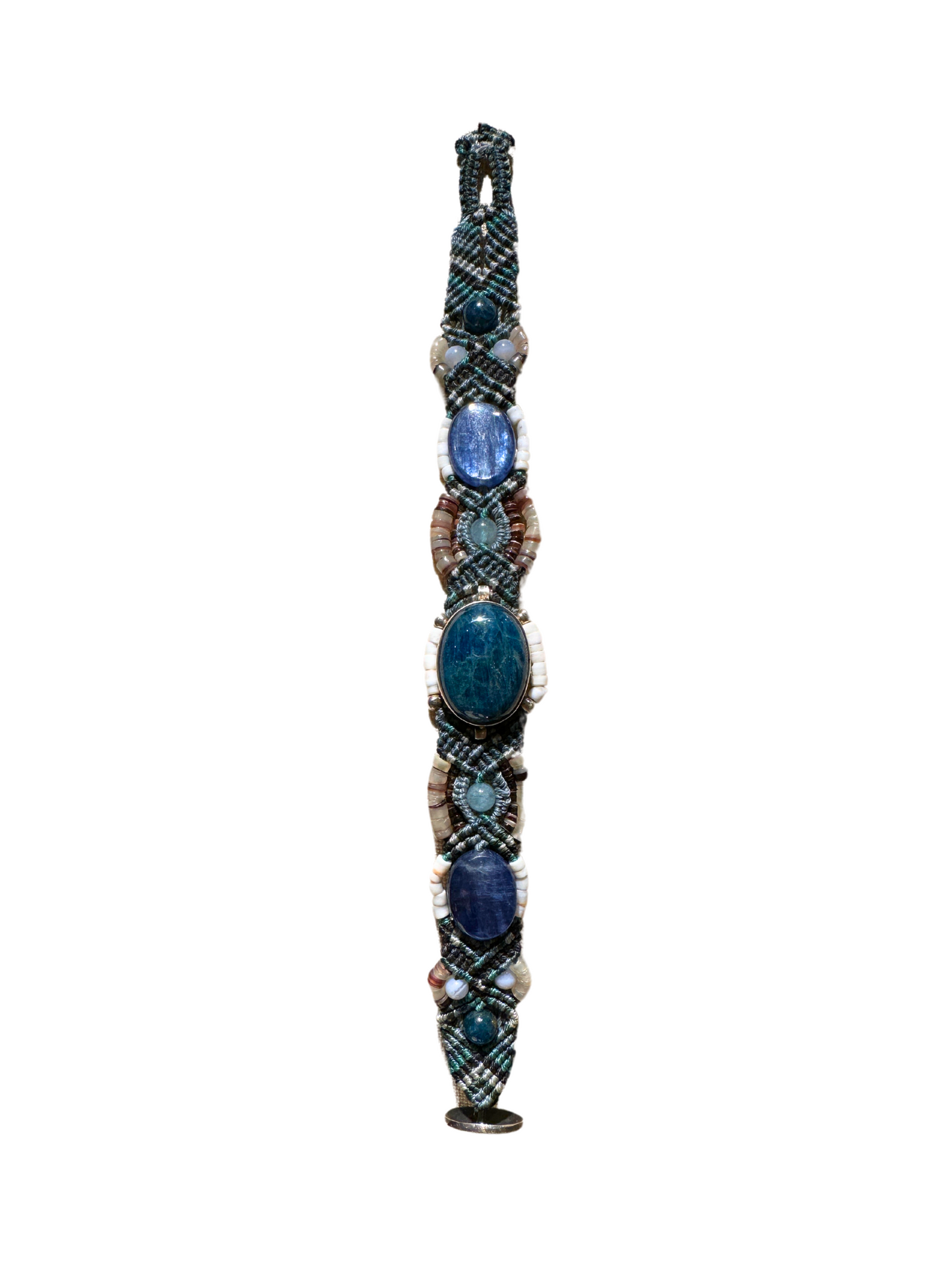 Isha Elafi - Nomadic Knotwork Apatite Bracelet