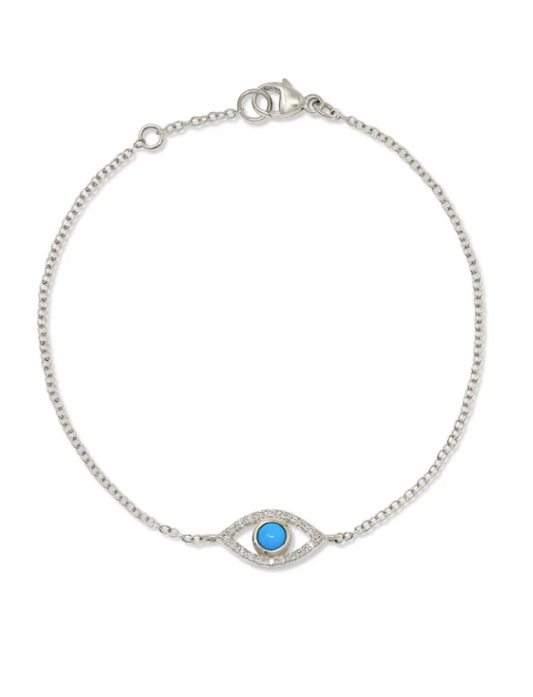Classique Pave Evil Eye Bracelet