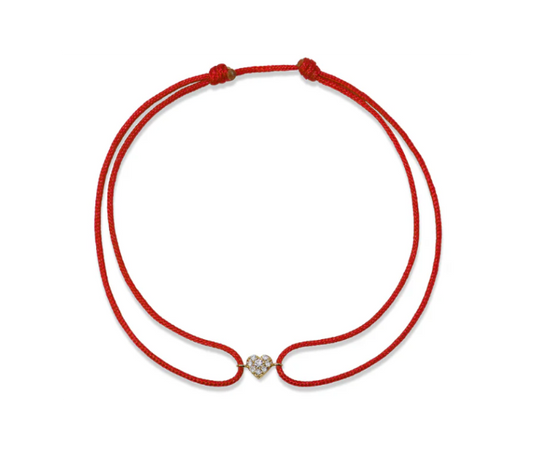 Amie Mini Pave Heart Bracelet