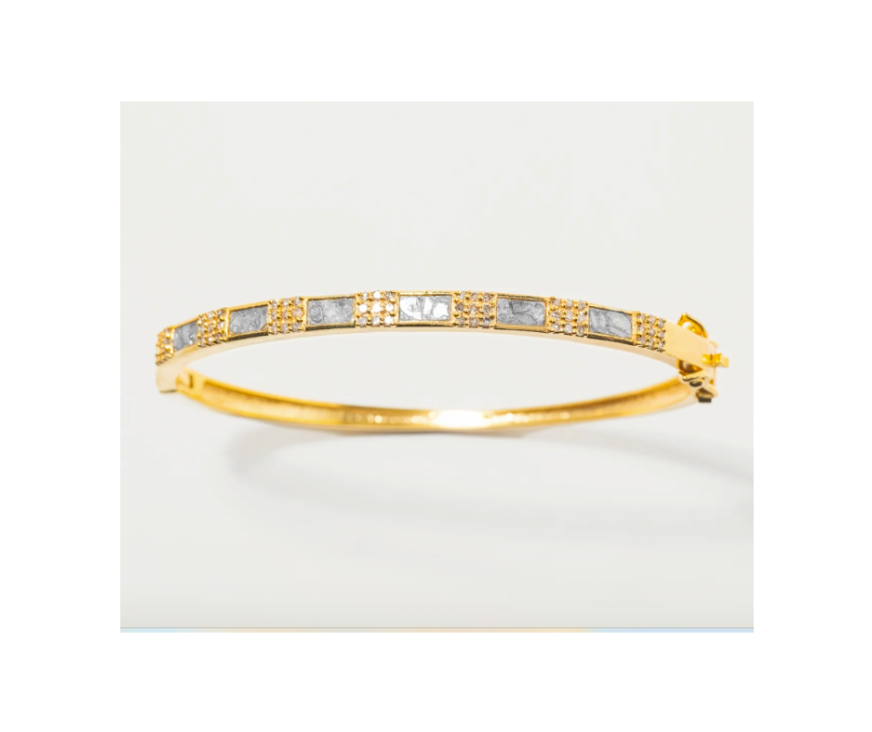 Chotz Gold Vermeil Bangle Bracelet
