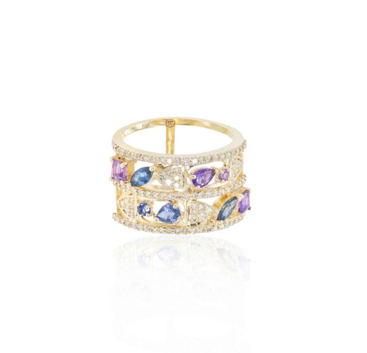 Demeter Ring Blue Sapphire