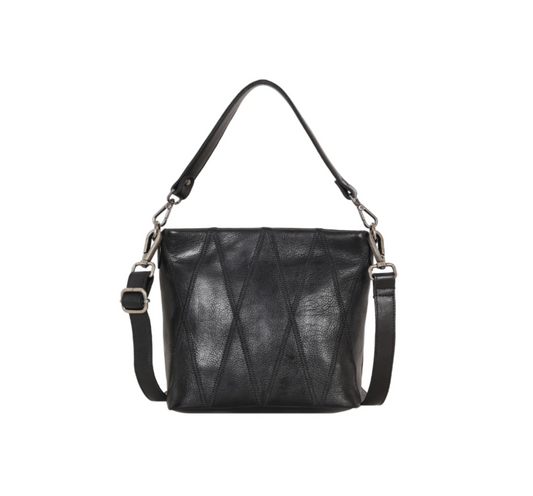 Ivy Diamond Leather Crossbody Bag