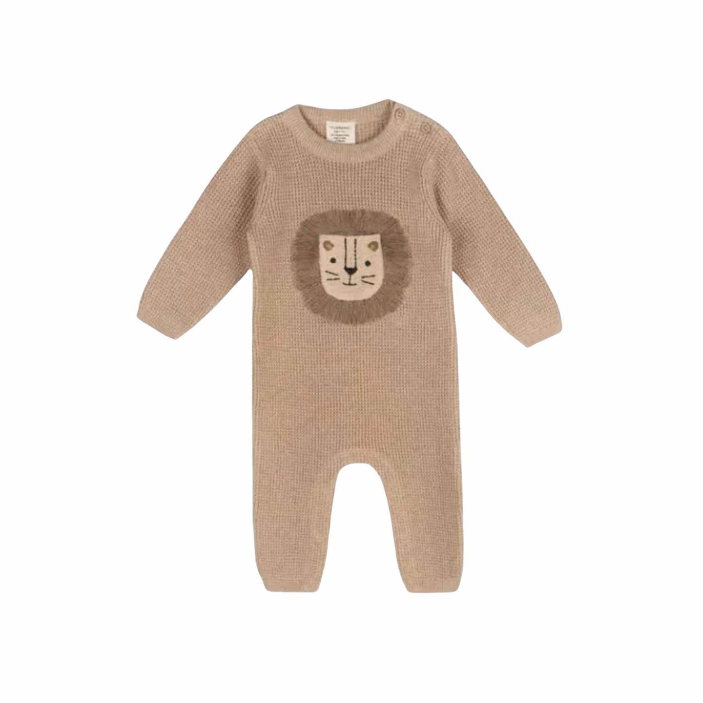 Lion Head Knitted Onesie