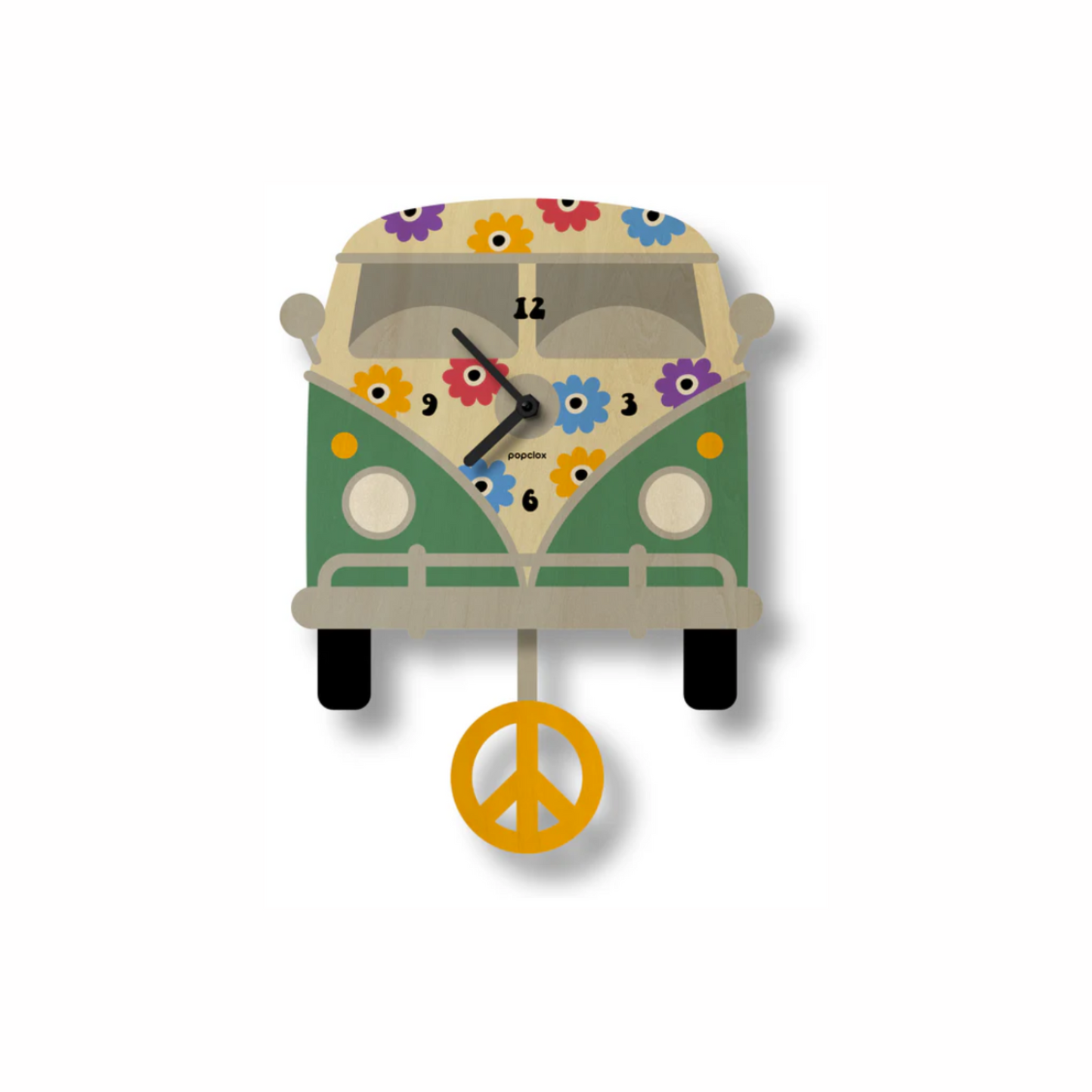 Peace Bus Pendulum Clock