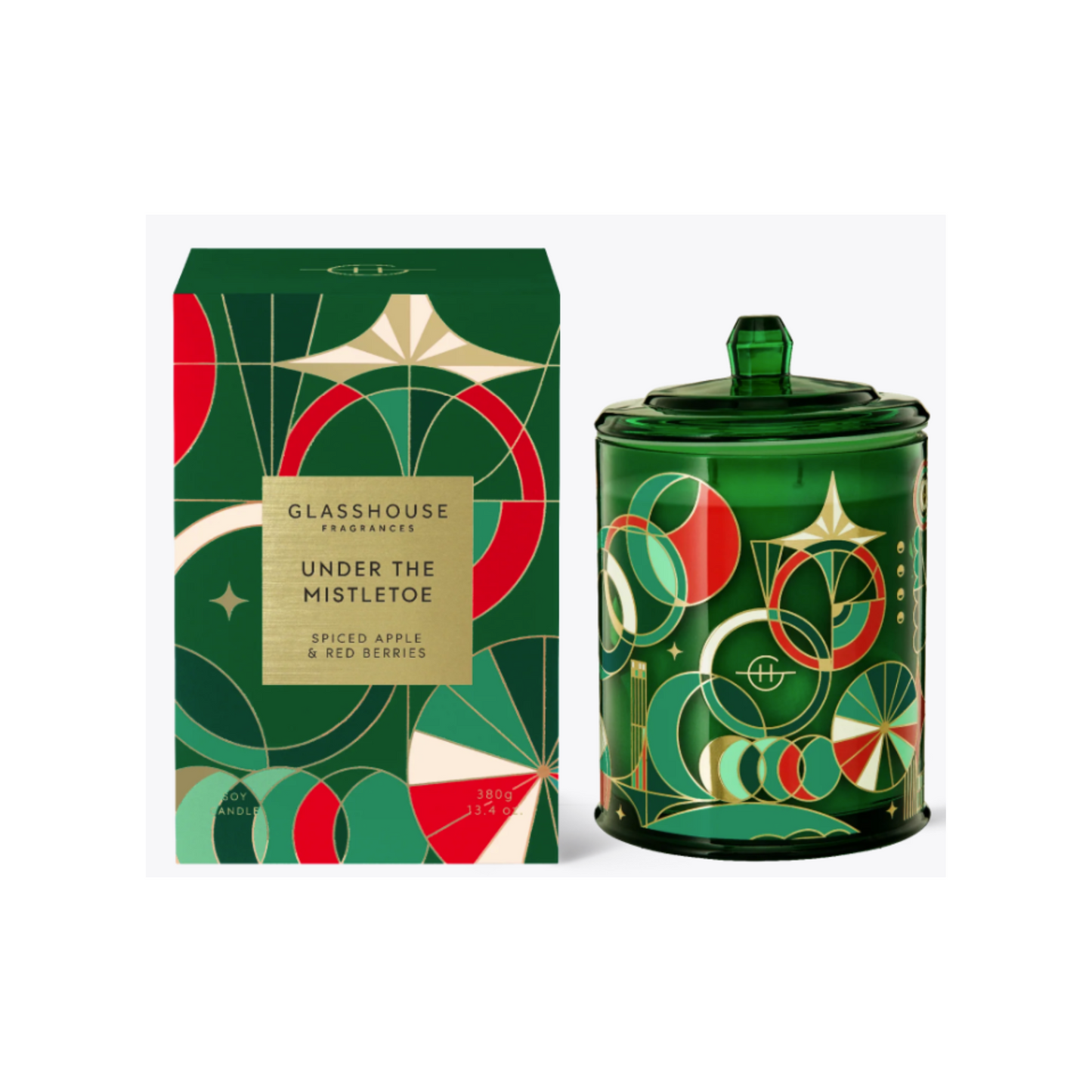 Glasshouse Under the Mistletoe Candle