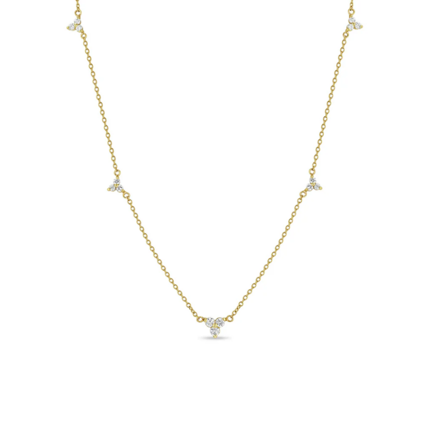 Zoe Chicco Petite Trio Necklace