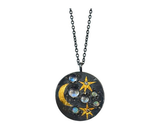 Large Space Scape Pendant