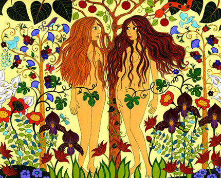 Lilith & Eve in Eden by Karla Gudeon