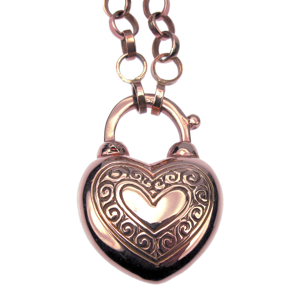 Arik Kastan Jewelry,  rose gold heart, diamond heart, diamond heart padlock, padlock necklace, padlock heart, arik kastan sedoni gallery jewelry, huntington jewelry, new classic jewelry,
